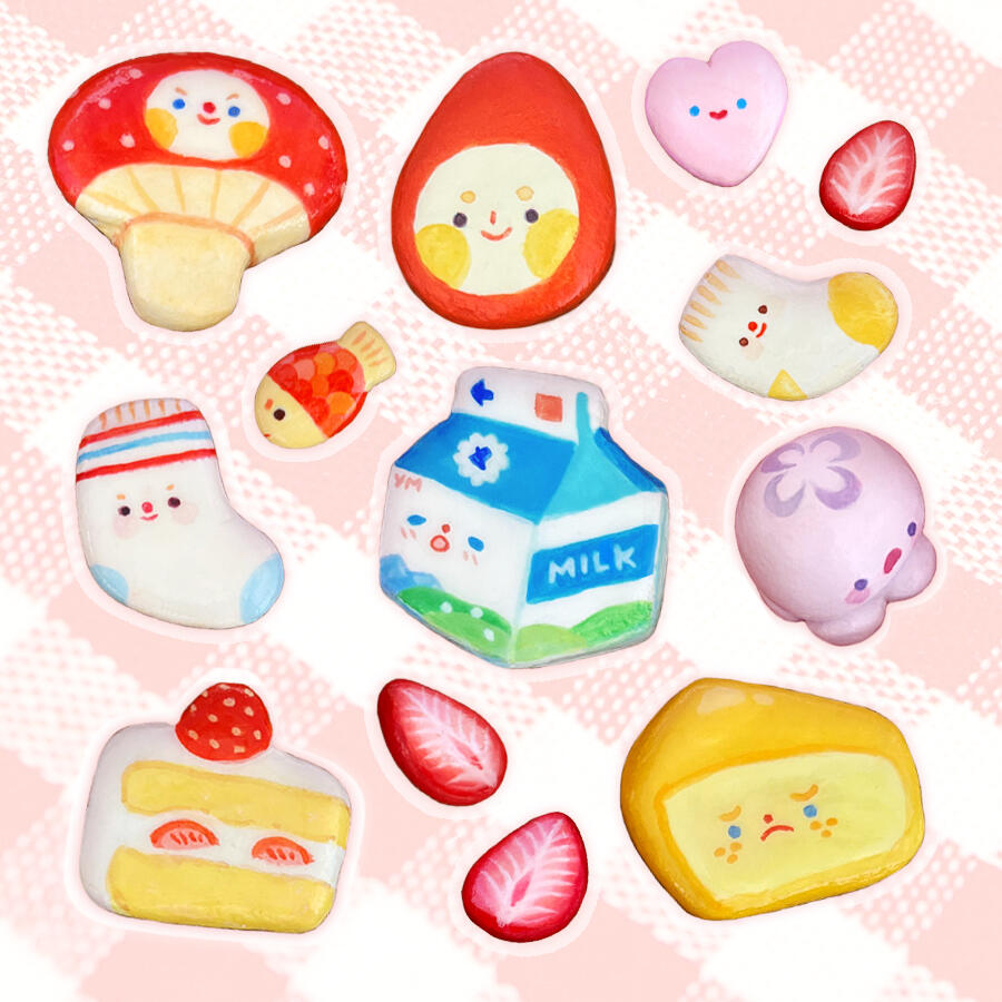 Clear Sticker Flakes